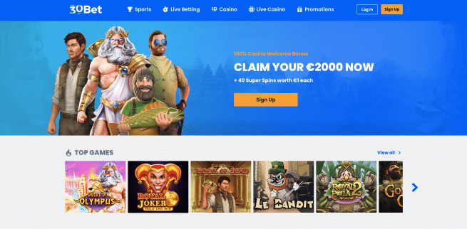 30bet casino betrouwbaar